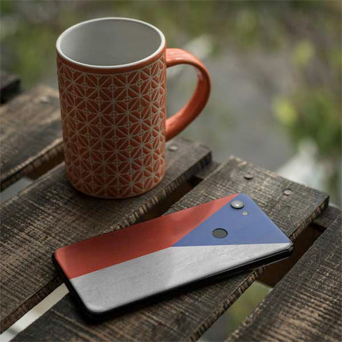 Czech Republic Flag Distressed Google Pixel 3a XL Skin